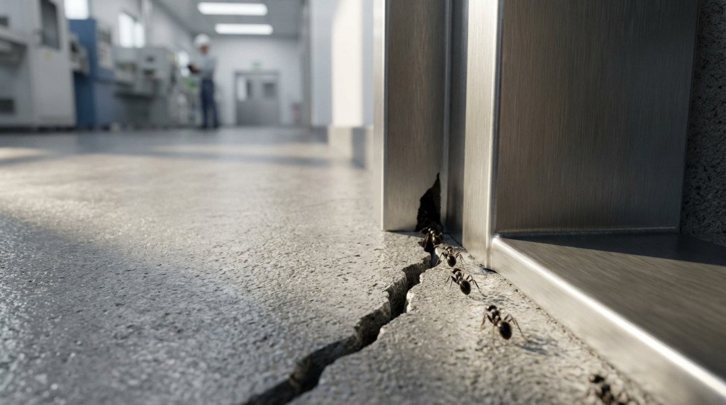 Мікротріщини та поява мурах