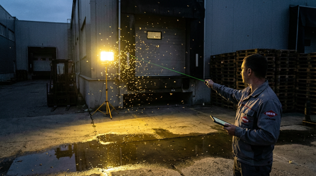 Вплив зовнішнього освітлення на концентрацію комарів на об’єктах 8