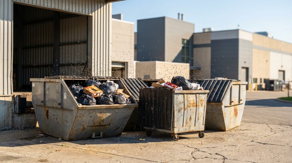 Фактори появи мух на підприємствах у теплий період 5