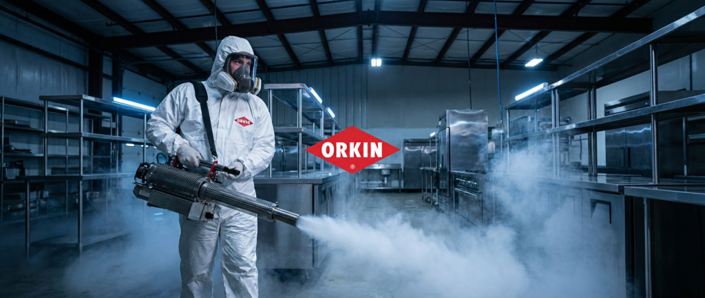 Фахівець Orkin Україна проводить аудит та превентивний контроль шкідників на підприємстві.