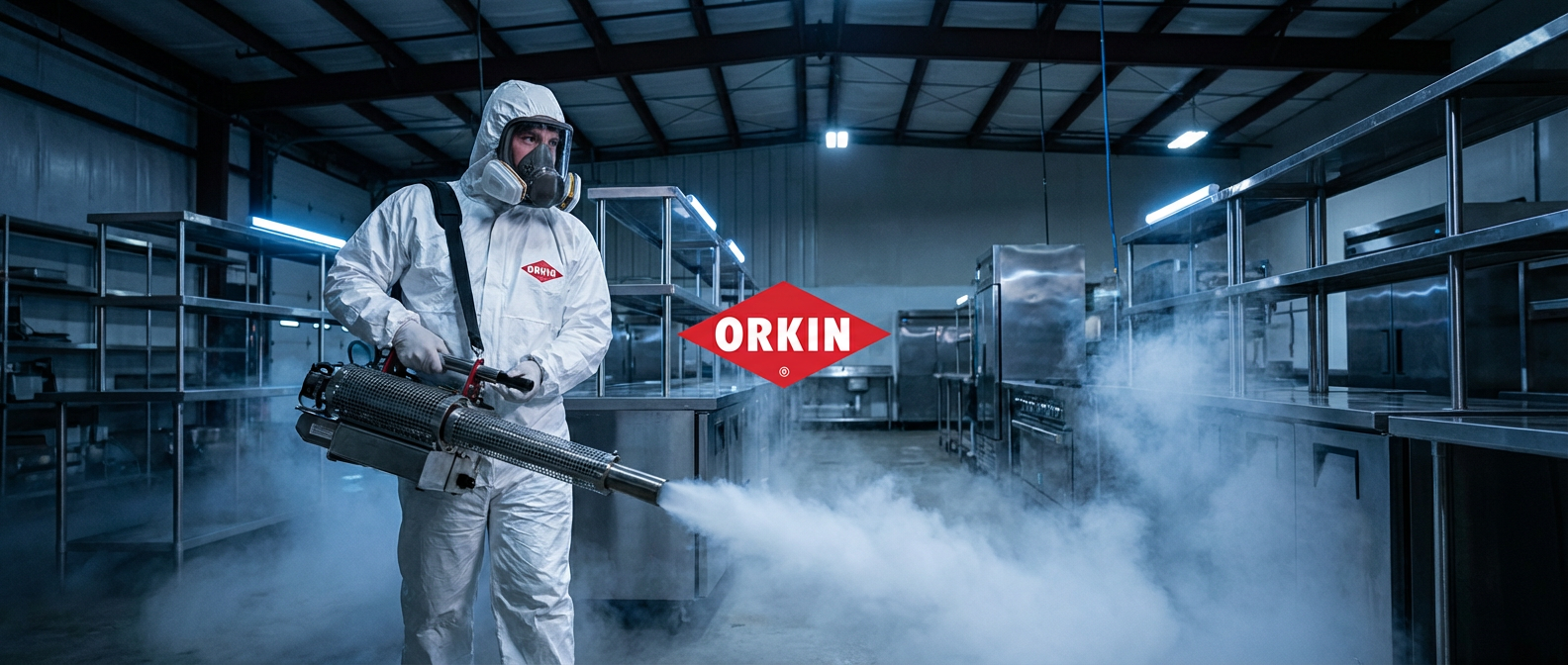 Фахівець Orkin Україна проводить аудит та превентивний контроль шкідників на підприємстві.