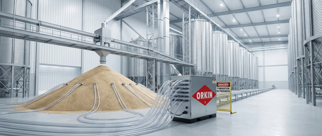 Професійна газація зерна та фумігація складів фахівцями Orkin Україна.
