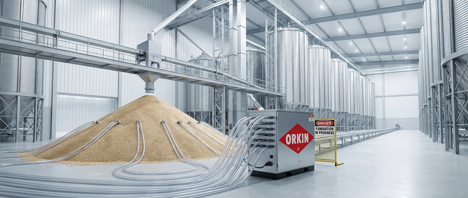 Професійна газація зерна та фумігація складів фахівцями Orkin Україна.