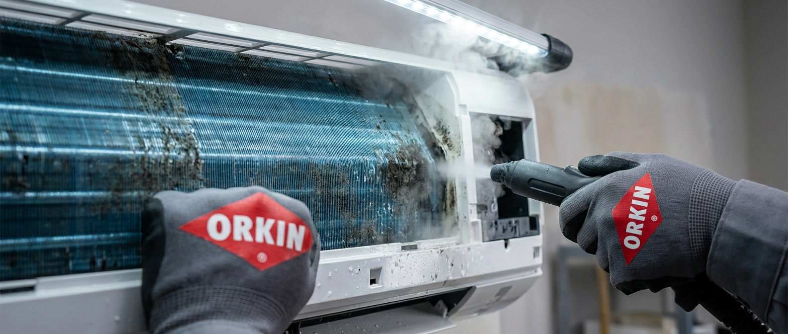 Пліснява в кондиціонері — професійна дезінфекція від Orkin Україна.