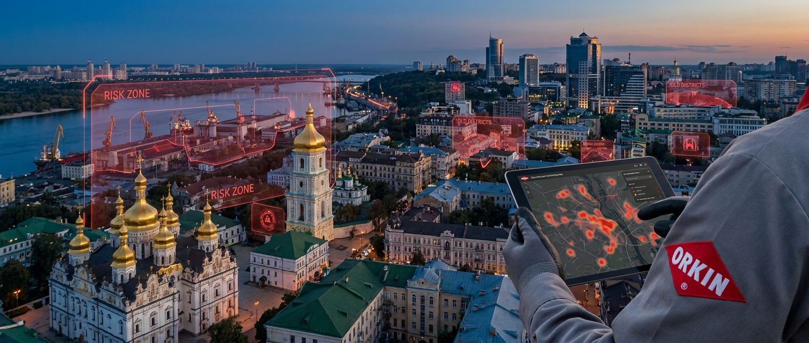 Шкідники у Києві: контроль та дезінсекція — Orkin Україна.